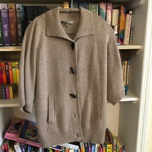 Beige Cashmere Cardigan
